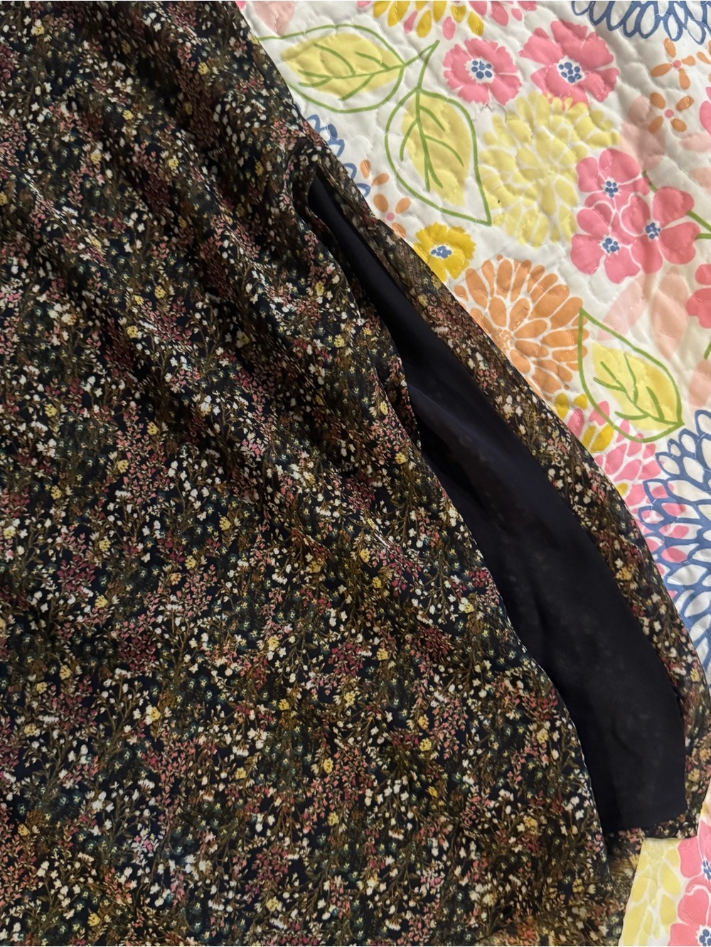 NWT medium Jessica Simpson floral slit dress - Picture 5 of 7